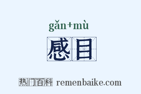 感目是什么意思的图片
